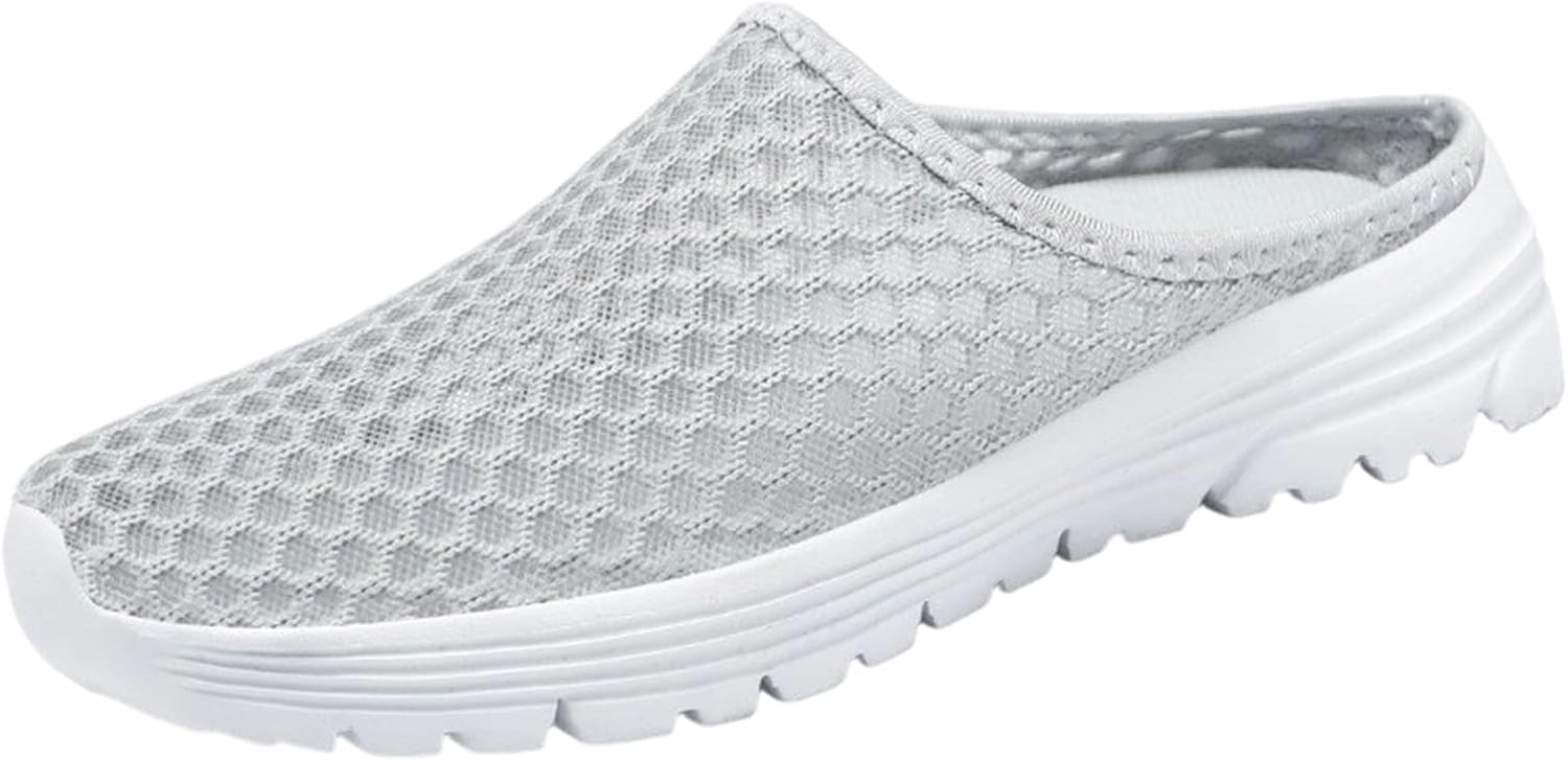 

Ортопедические мюли и сабо для женщин и мужчин, садовые сабо с поддержкой свода стопы, чтобы снизить давление на спину и колени, легкие дышащие шлепанцы на пляж, для прогулок и улицы Generic, светло-серый