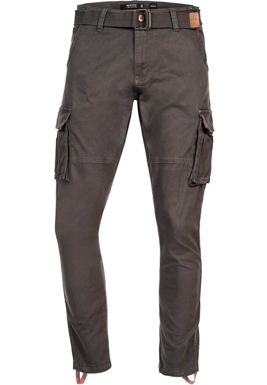 

Брюки-карго INDICODE JEANS Regular Cargo Pants Mathen, серый