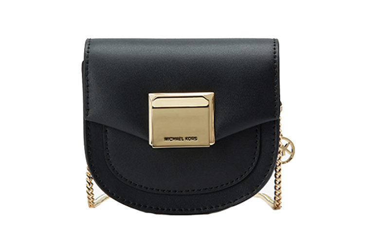 

MICHAEL KORS Сумка-седло через плечо миниатюрная женская черная