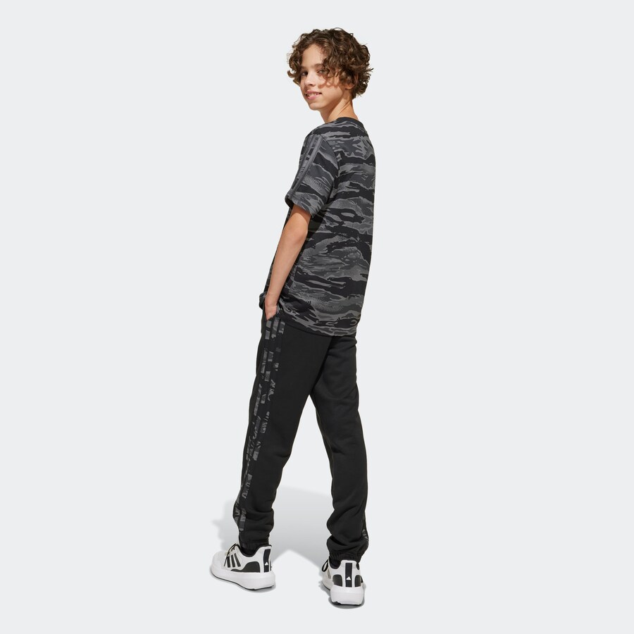 Зауженные тренировочные брюки ADIDAS SPORTSWEAR Essentials, черный — фото 2