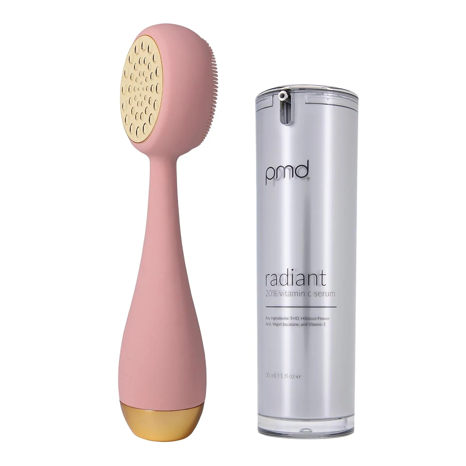 Clean Pro OB - Интеллектуальное устройство для очищения лица Pmd Beauty, Rose 24k Gold + Serum