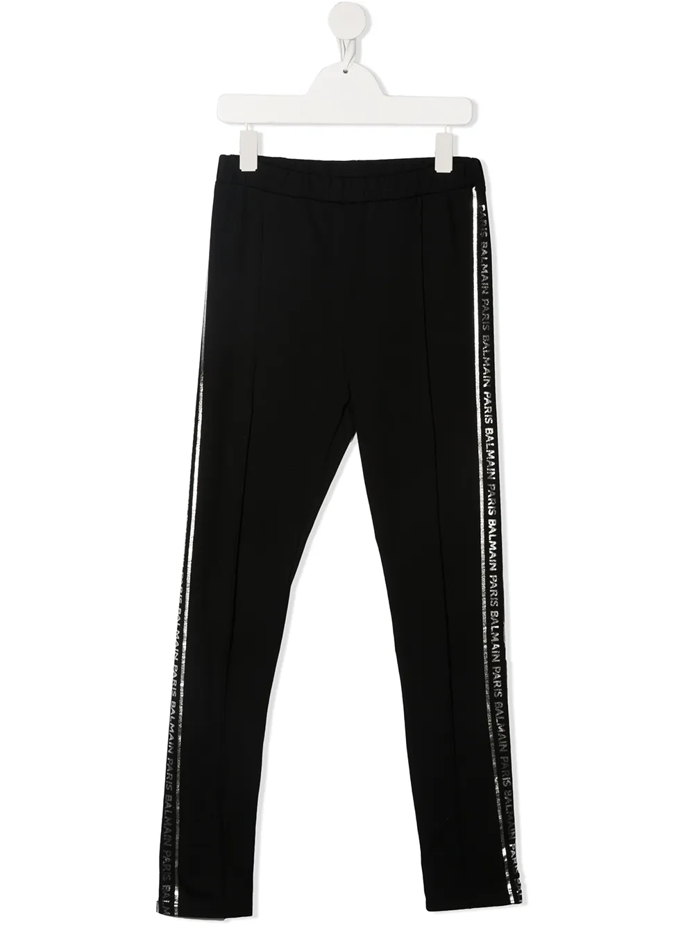 

Спортивные брюки с логотипом Balmain Kids, черный