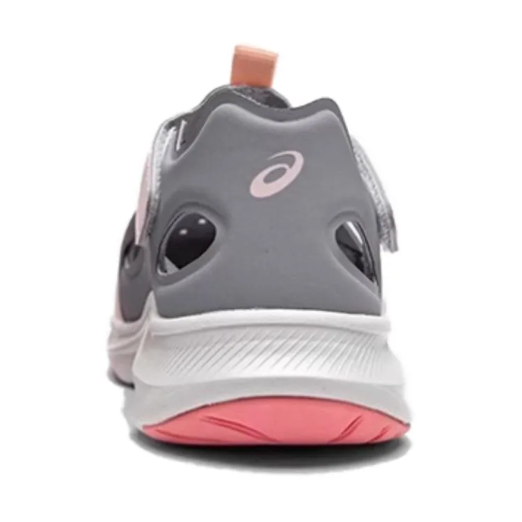 ASICS Детские дышащие устойчивые к истиранию сандалии pink gray — фото 4