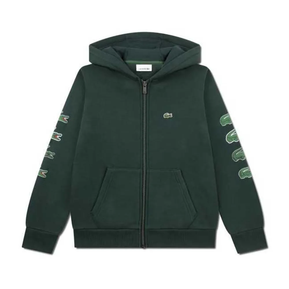 

Толстовка Lacoste Kids 947096 full zip, зеленый