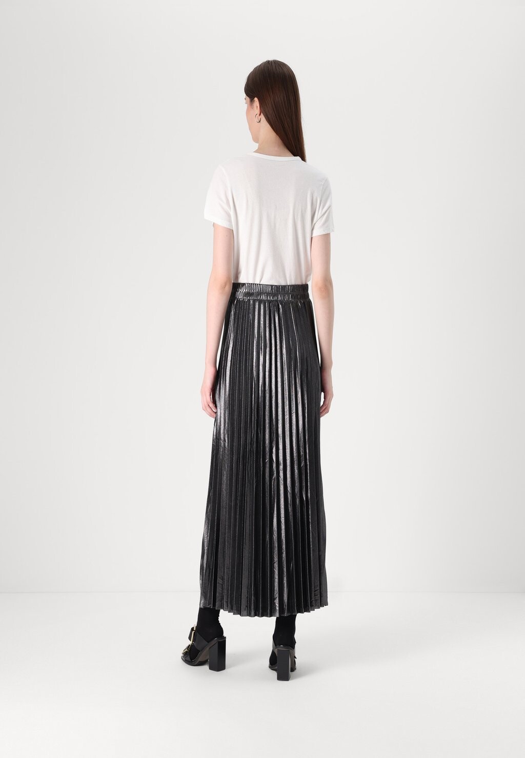 

Юбка плиссированная ONLLYON SHINE SKIRT ONLY Tall, черный