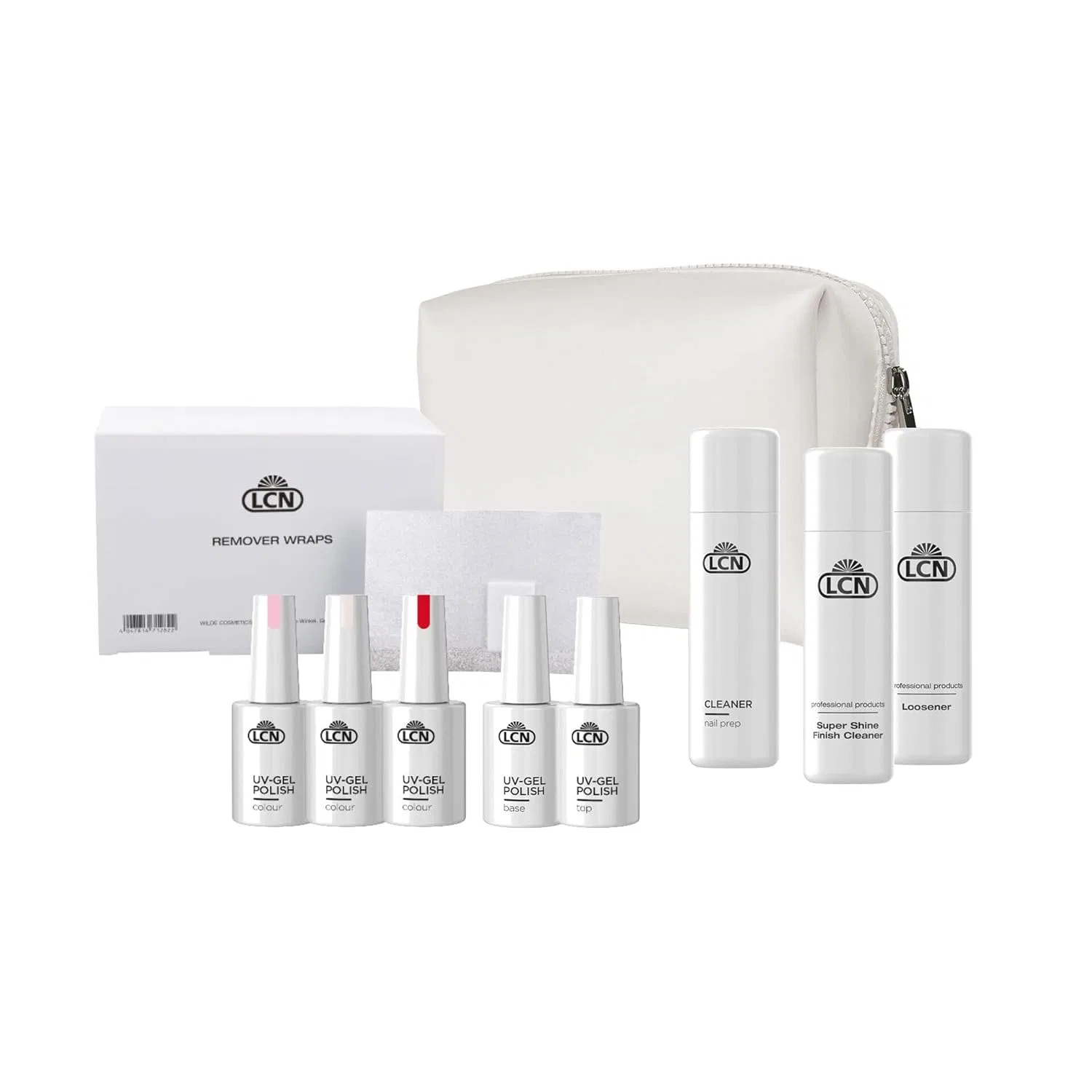 Базовый стартовый набор для дизайна ногтей LCN UV Gel No File Gel Polish Lcn