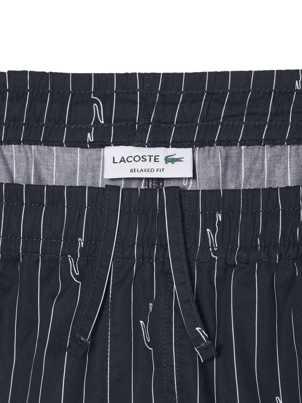Шорты с крокодиловым принтом Lacoste, синий — фото 3