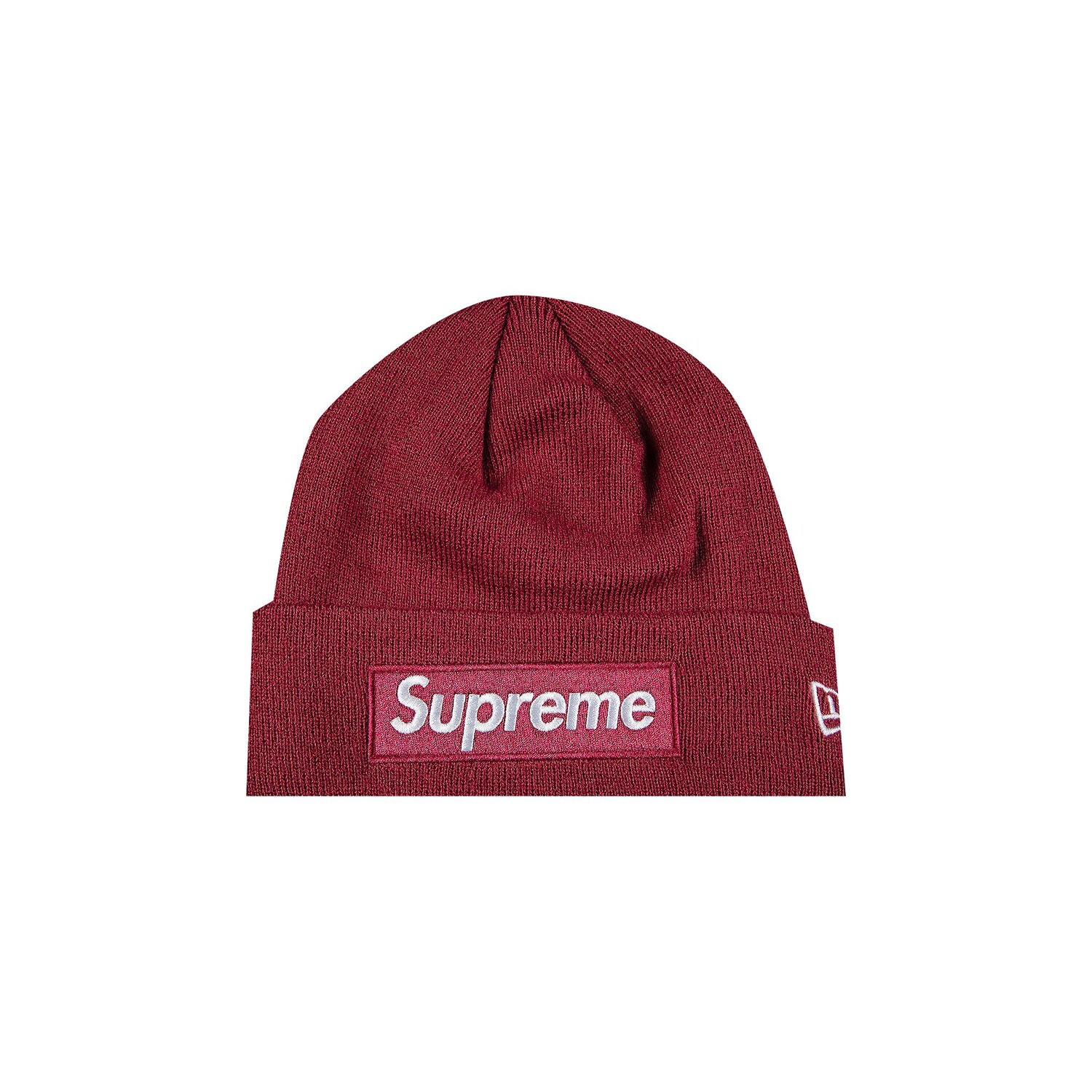 

Шапка-бини Supreme x New Era Box с логотипом Сливовый