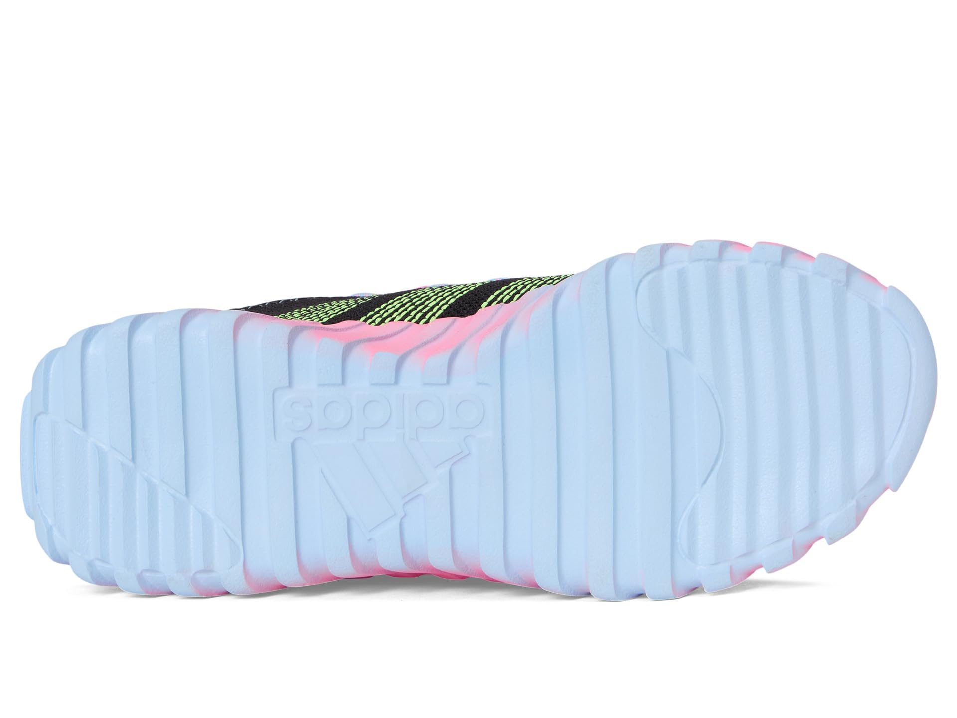 Кроссовки Adidas Kids Kaptir Flow Sportswear Shoes, Black/Yellow/Clear SkySee Less — фото 3