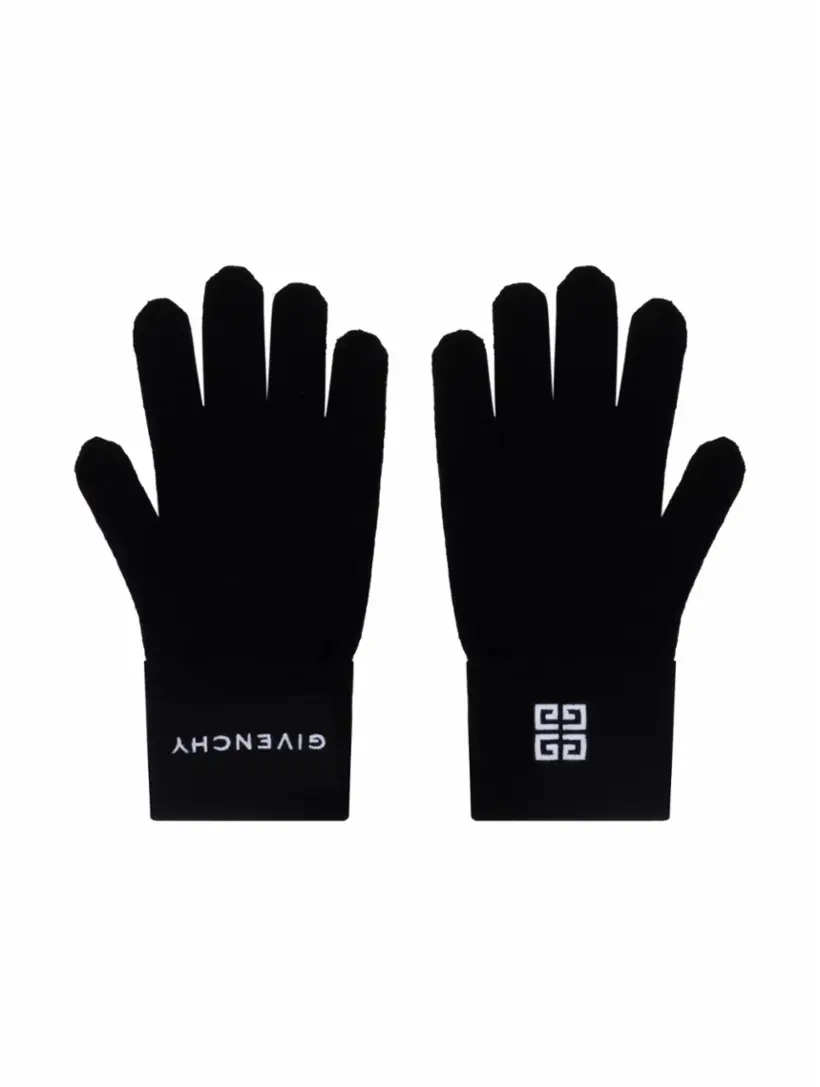 

Шерстяные перчатки 4G Givenchy, черный