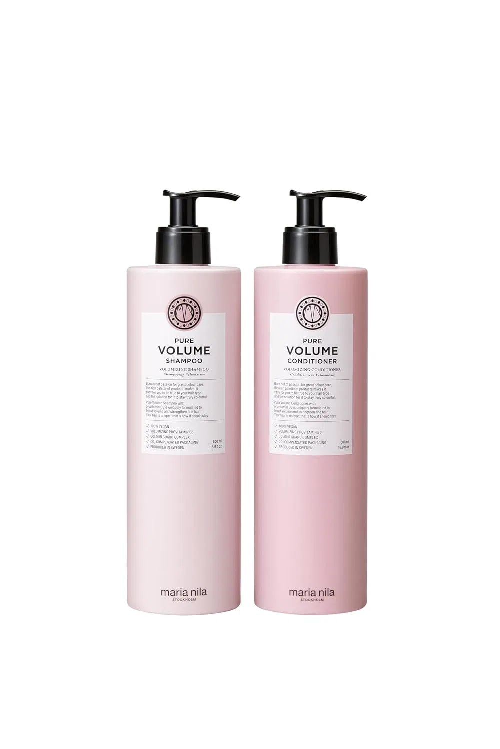 Набор шампуня и кондиционера Maria Nila Pure Volume, 2 x 500 мл Maria Nila