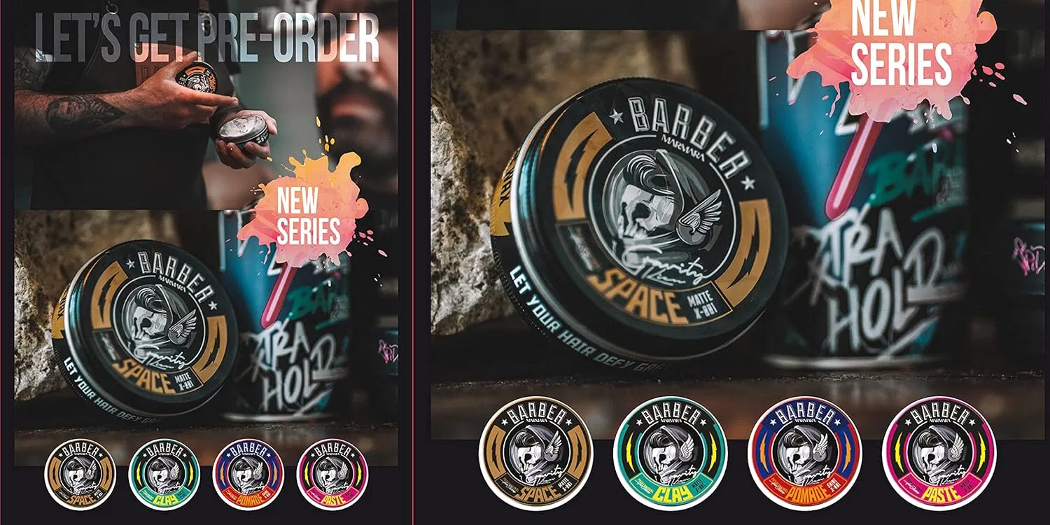 Матовая паста-воск для волос «PASTE Matte Hair Wax» 100 мл от Marmara Barber Barber Marmara — фото 2