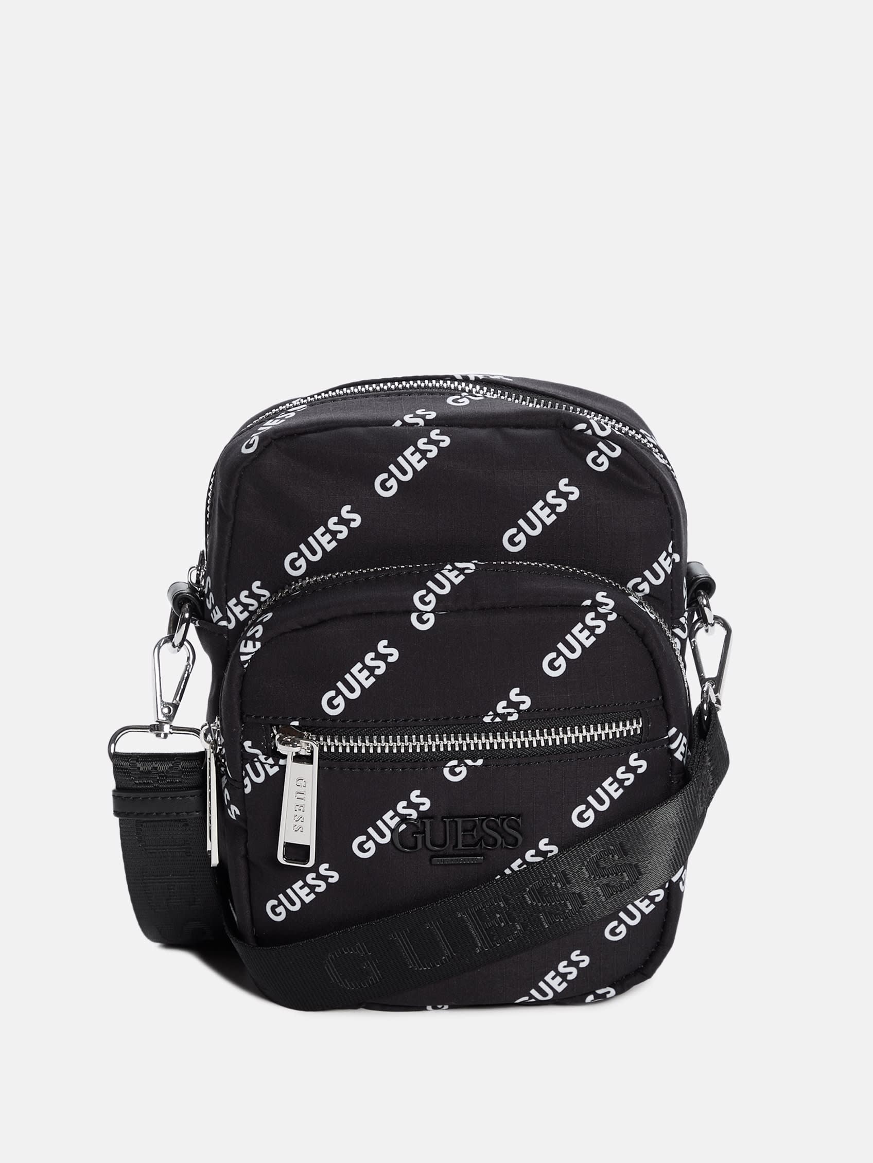 

Сумка через плечо с несколькими молниями Guess Factory, цвет black logo, Черный, Сумка через плечо с несколькими молниями Guess Factory, цвет black logo