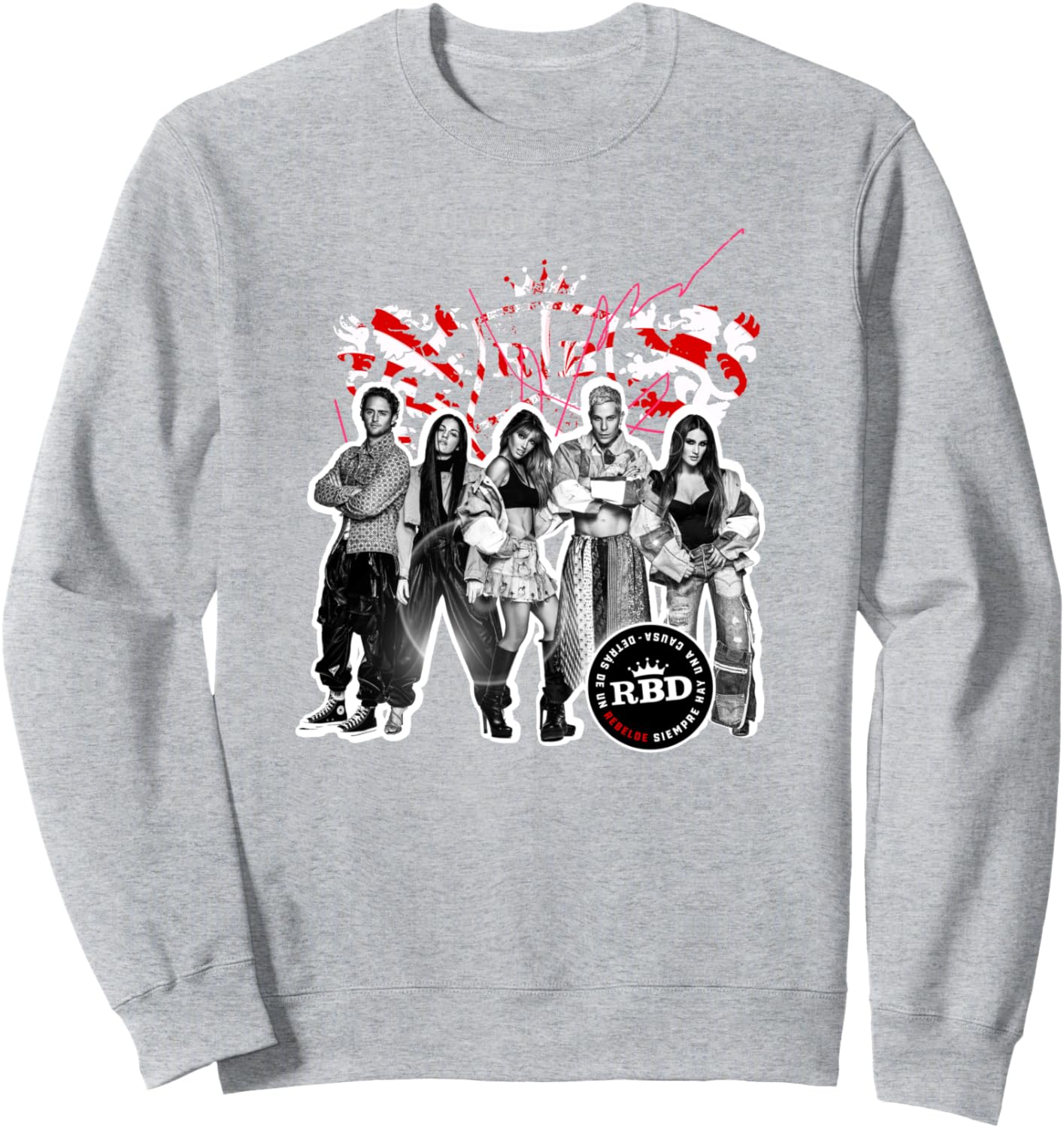 

Толстовка Rebelde Concert RBD Rebelde Tour 2023, серая Rebelde Rbd, Серый, Толстовка Rebelde Concert RBD Rebelde Tour 2023, серая Rebelde Rbd