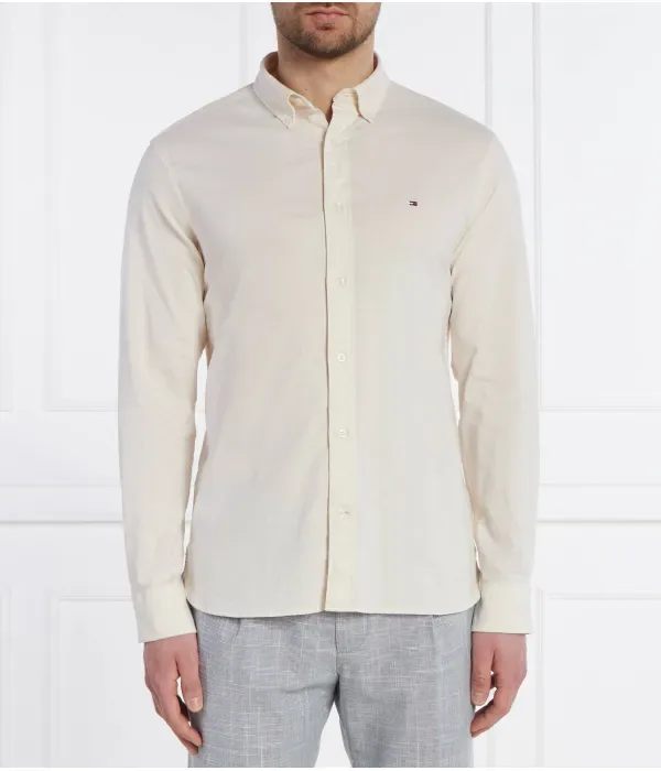 Футболка FLEX OXFORD RF 1985 года regular fit Tommy Hilfiger, экрю