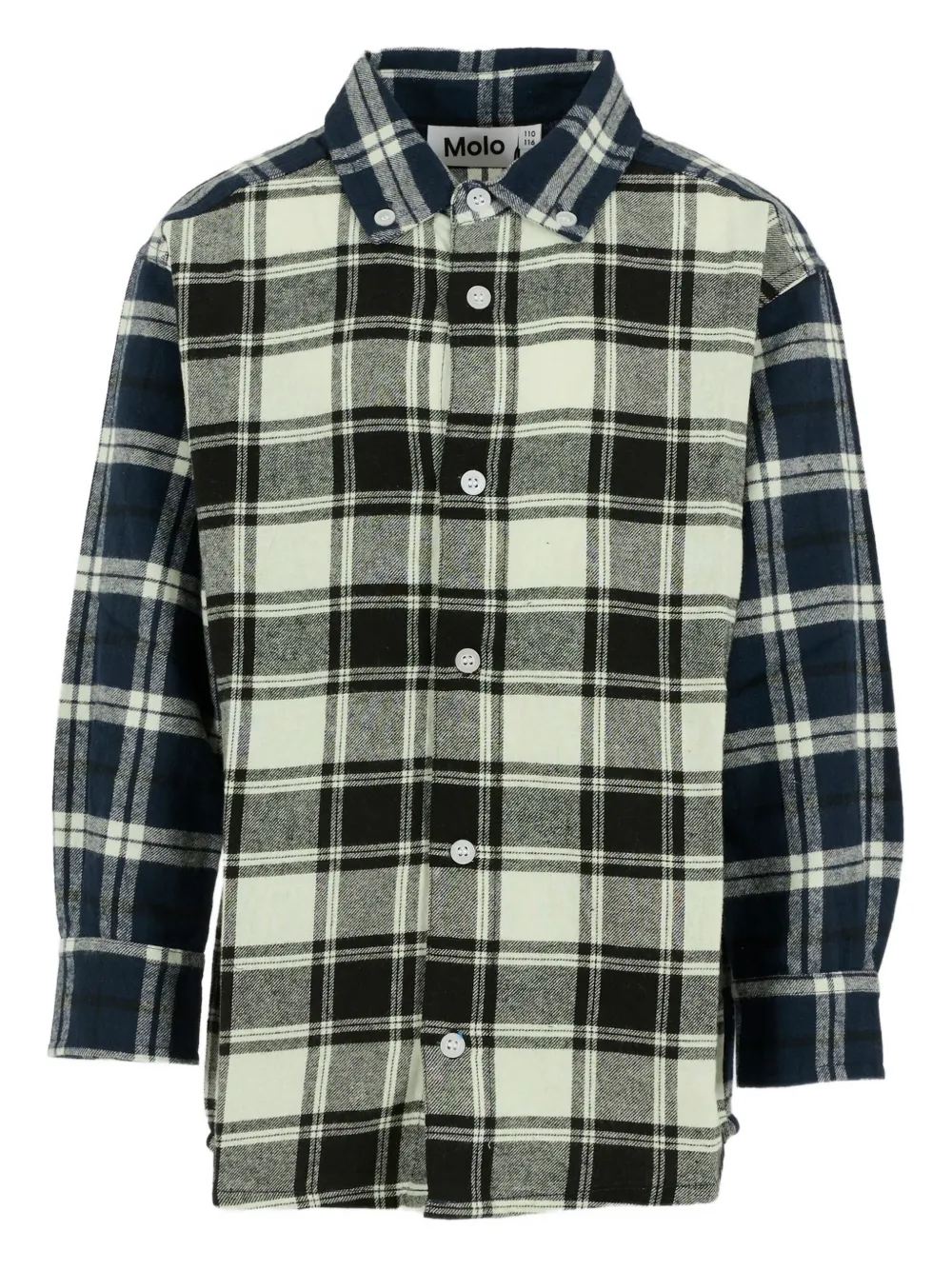 

Клетчатая рубашка с длинными рукавами Molo, зеленый