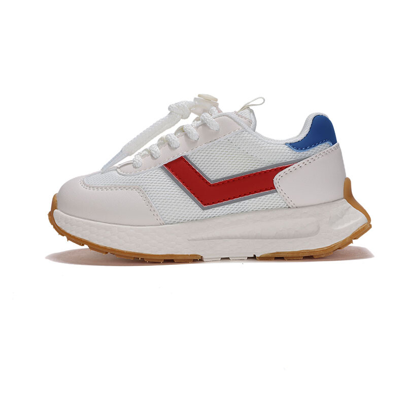 

Современные детские кроссовки Lifestyle Kids Low-top Белый/Красный/Синий Pony, белый