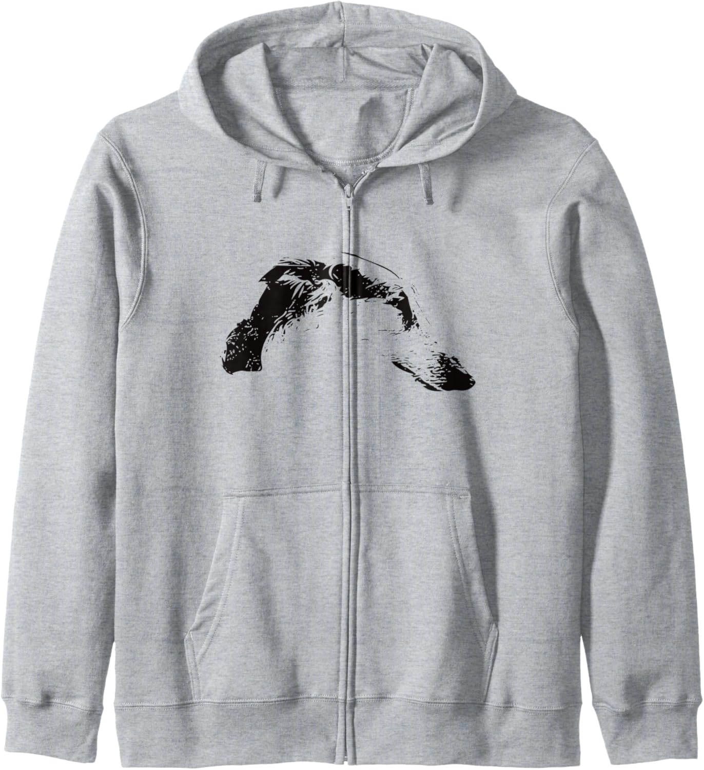 

Толстовка на молнии Bolzoy, серая Borzoi, Серый, Толстовка на молнии Bolzoy, серая Borzoi