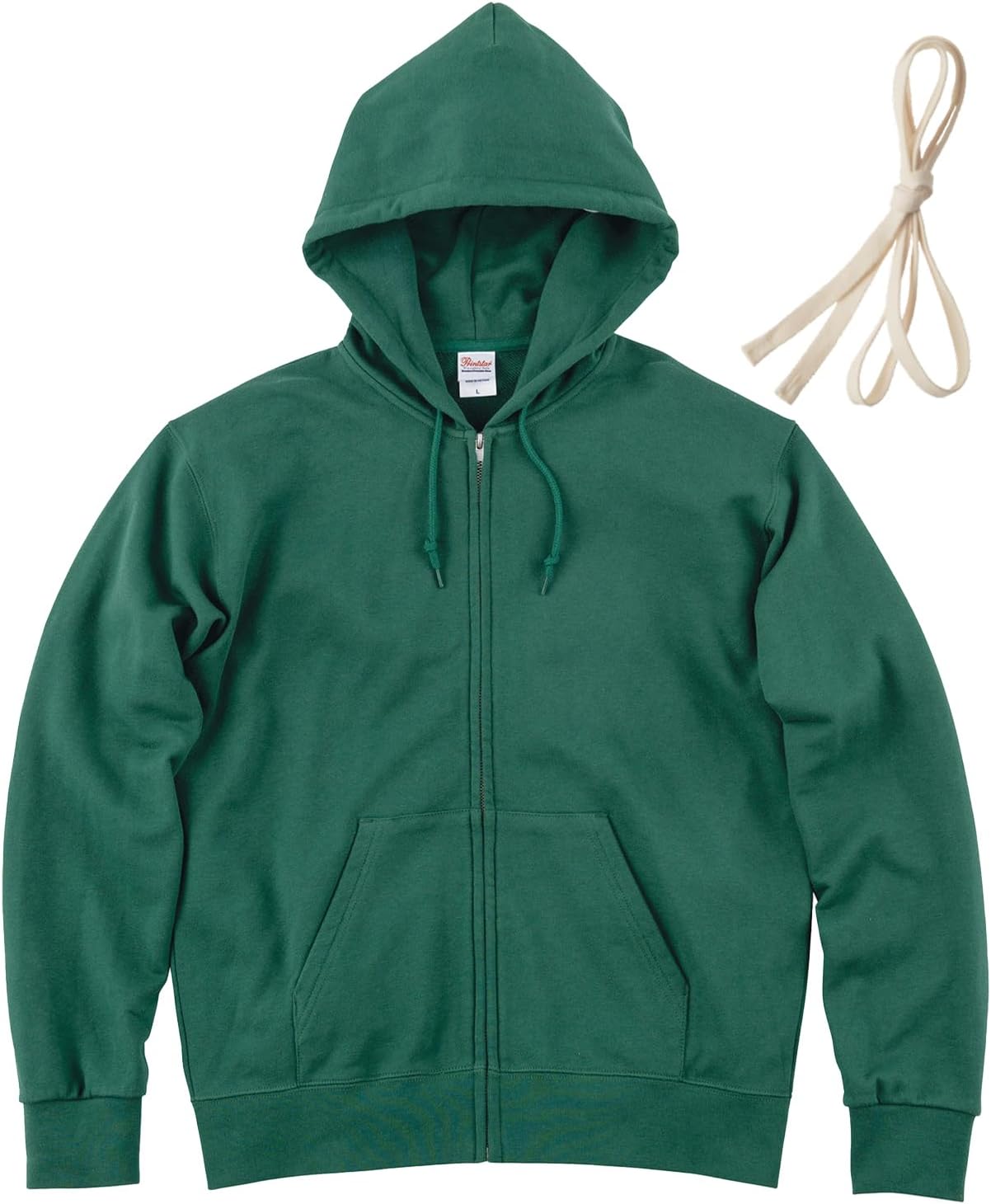 

Мужская толстовка Printstar 00189-NNZ, 273 г, на флисовой подкладке, стандартный капюшон с застежкой-молнией, зеленый