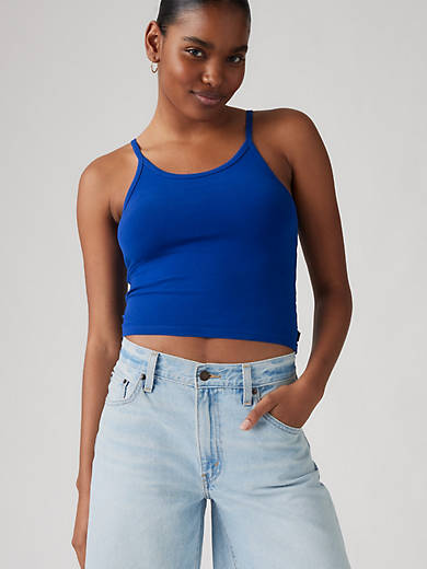 

Мягкая эластичная майка Levi's, цвет Mazarine Blue