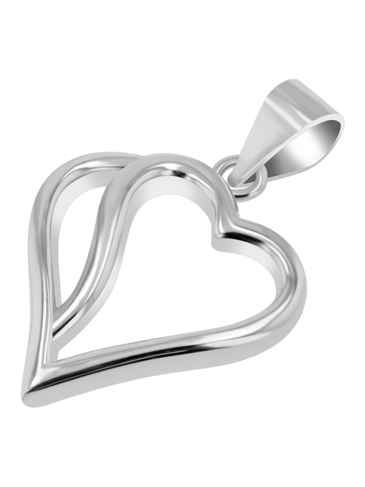 

Adeliás Женский кулон - Сердце. Кулон в форме сердца из серебра 925 пробы