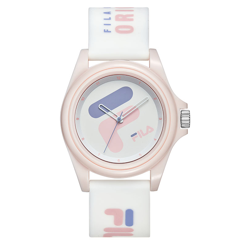 

FILA Часы 6113 Collection Wrist Watch Quartz Movement Silicone Strap White Dial Unisex