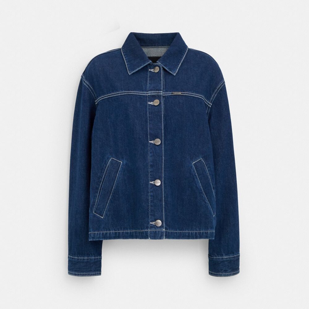 

Джинсовая куртка Utility COACH, цвет dark denim