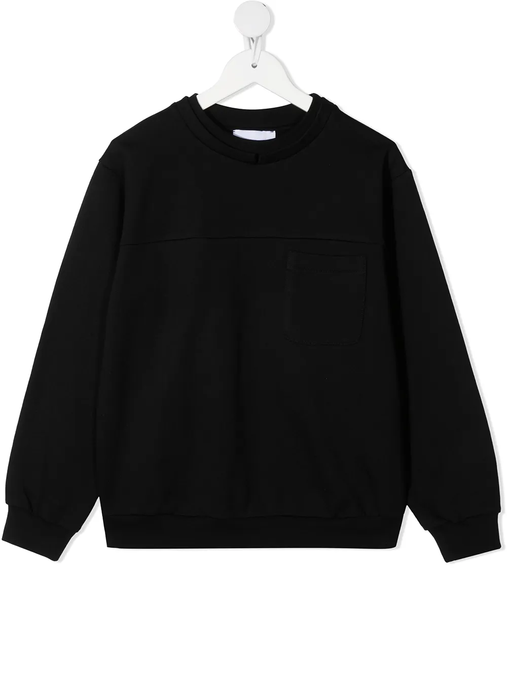 

Толстовка с логотипом металлик DONDUP KIDS, черный