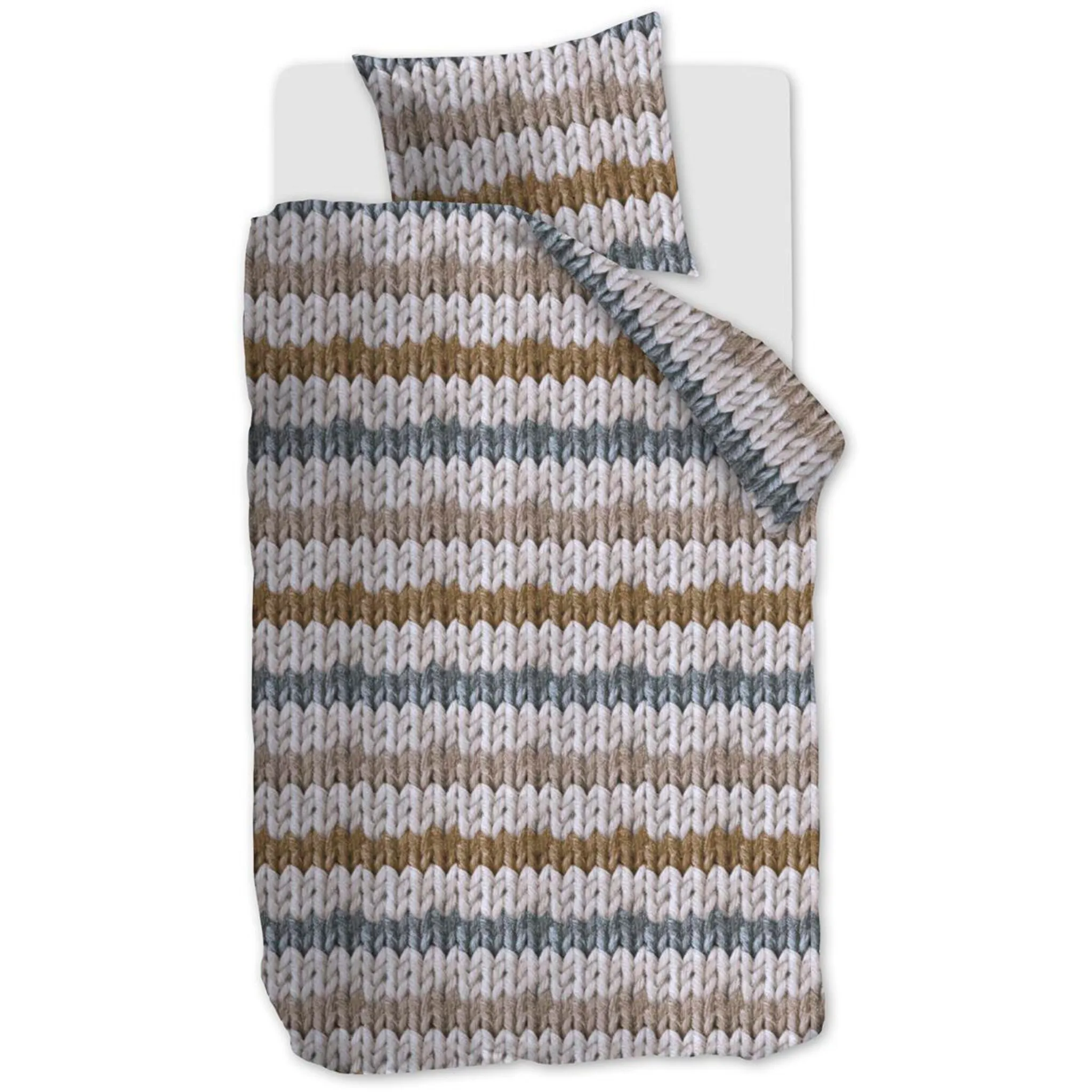 

Постельное белье «Beddinghouse Warm Stripes», цвет Ocker
