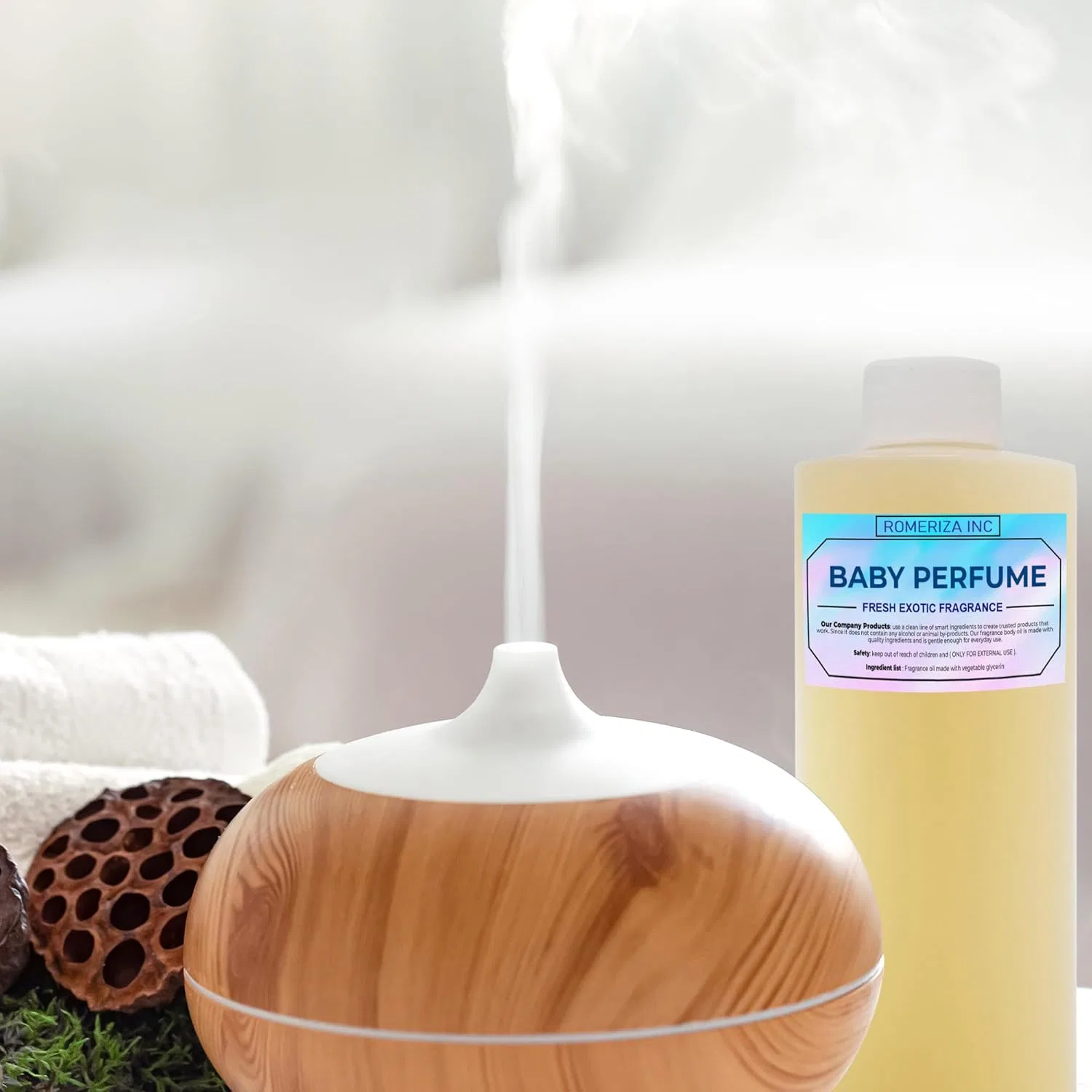 Масло для тела Baby Essential Fragrance and Body Oil ROMERIZA INC. 10 fl oz — фото 4