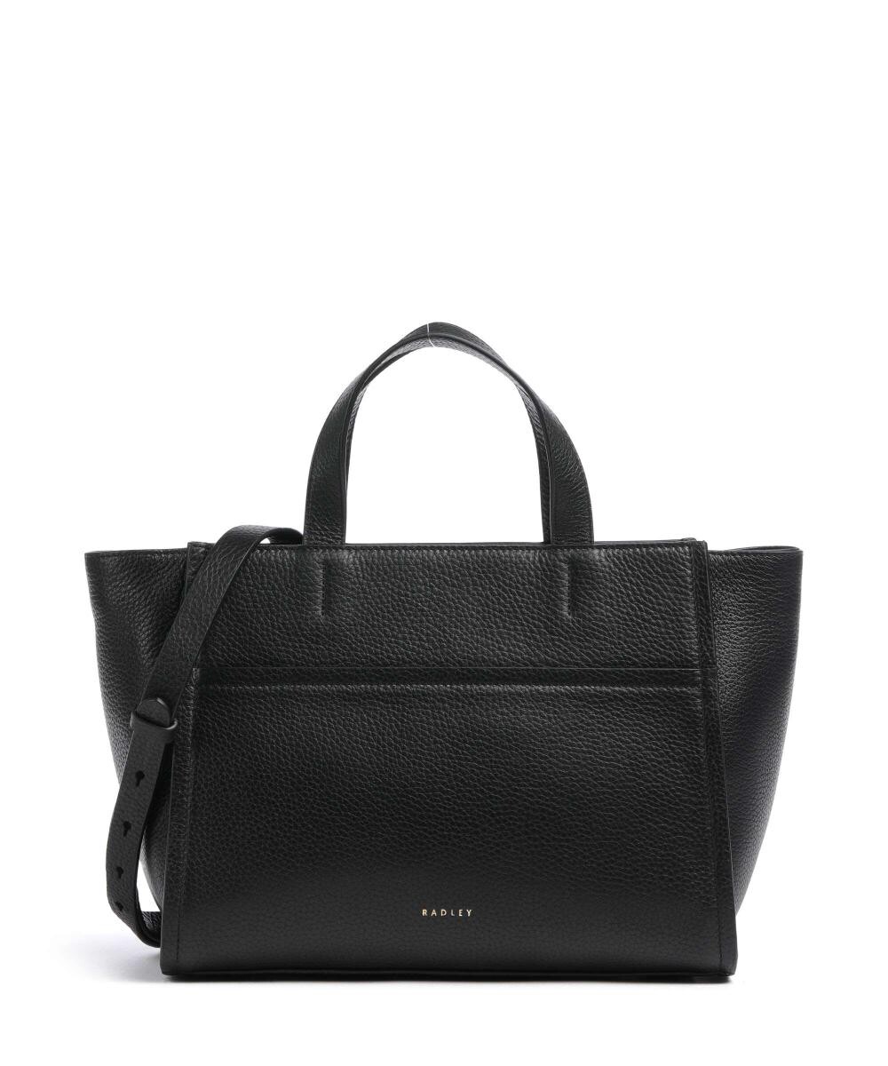 

Дубовая уличная сумка из зерненой коровьей кожи Radley London, черный