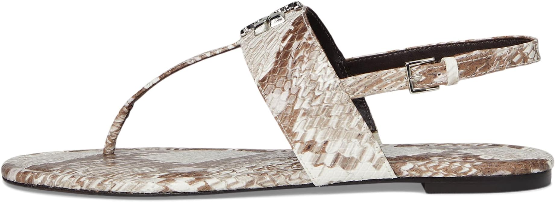 Сандалии Tory Burch Eleanor Sandal, цвет Granite Roccia/Gold — фото 4