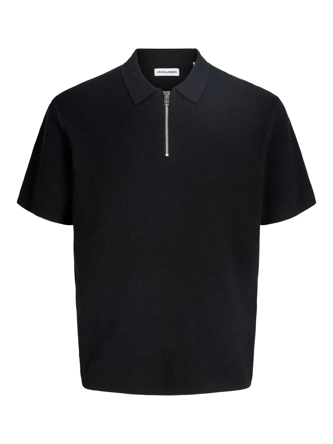 Поло трикотажное JACK & JONES Junior, черный