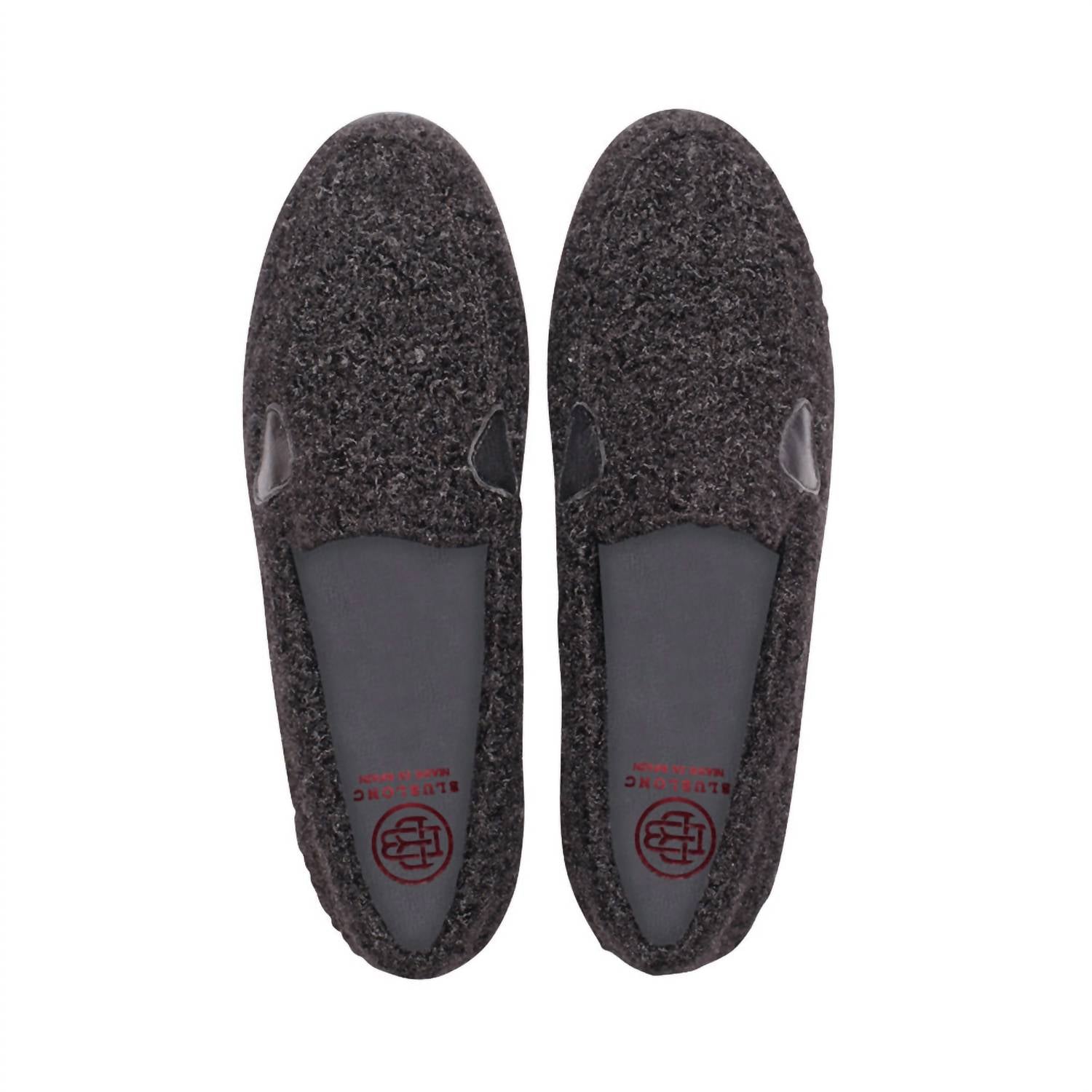 Женские балетки Holly Slip On из черной шерпы BluBlonc