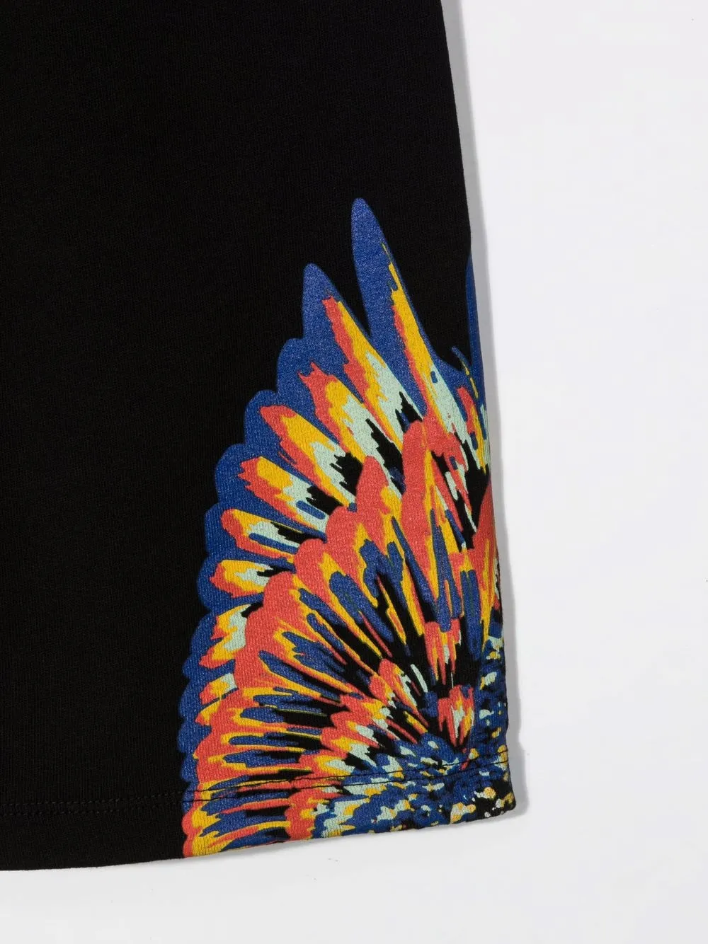 Шорты Tempera Wings Marcelo Burlon County Of Milan Kids, черный — фото 3