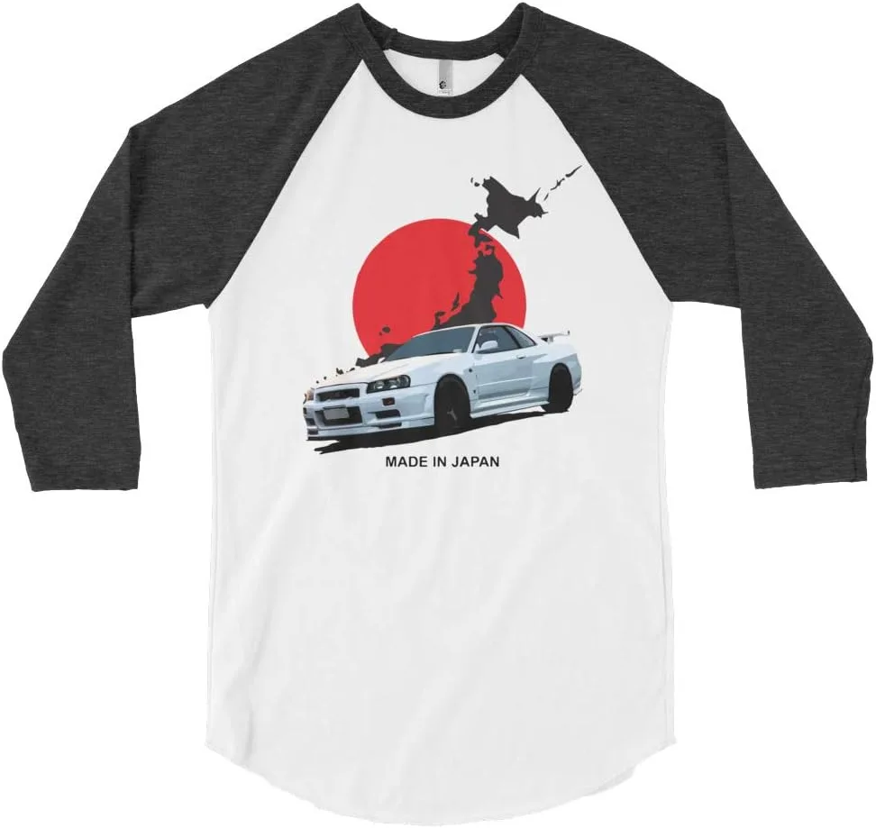 

Футболка Skyline R34 GTR с рукавом 3/4 JG Infinite