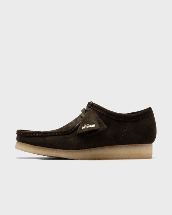 

Туфли Clarks Originals Wallabee, цвет forest green sde