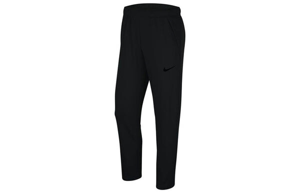 Брюки dri-fit fleece training sports long pants black Nike, черный — фото 3