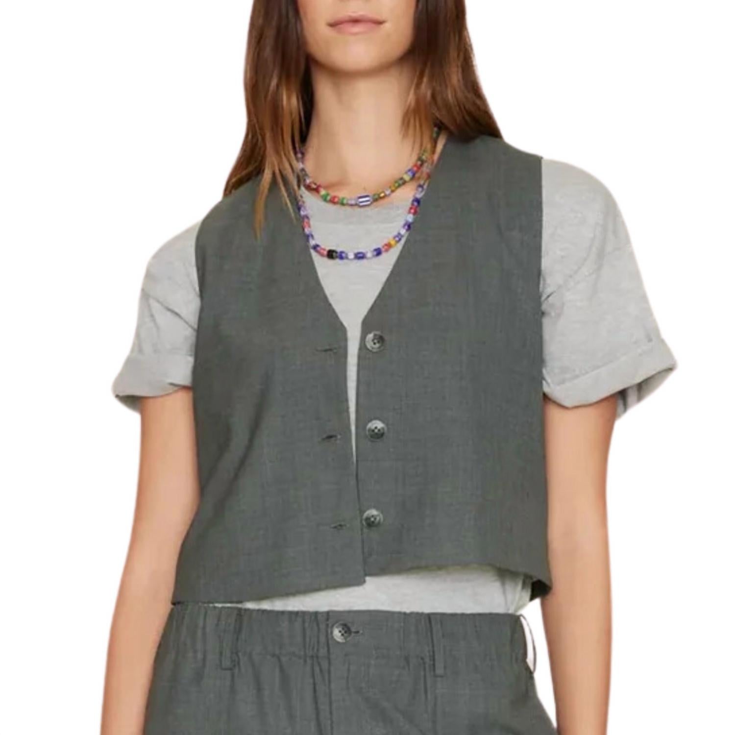 

Жилет Vinny в цвете «уголь» XIRENA, Charcoal