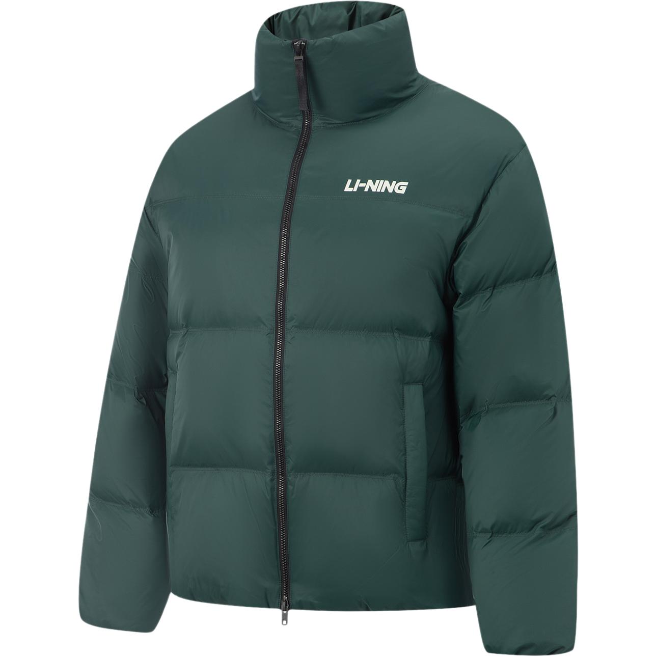 

LINING Пуховик унисекс из серии Fondue Down в цвете джунгли зеленый, Jungle Green