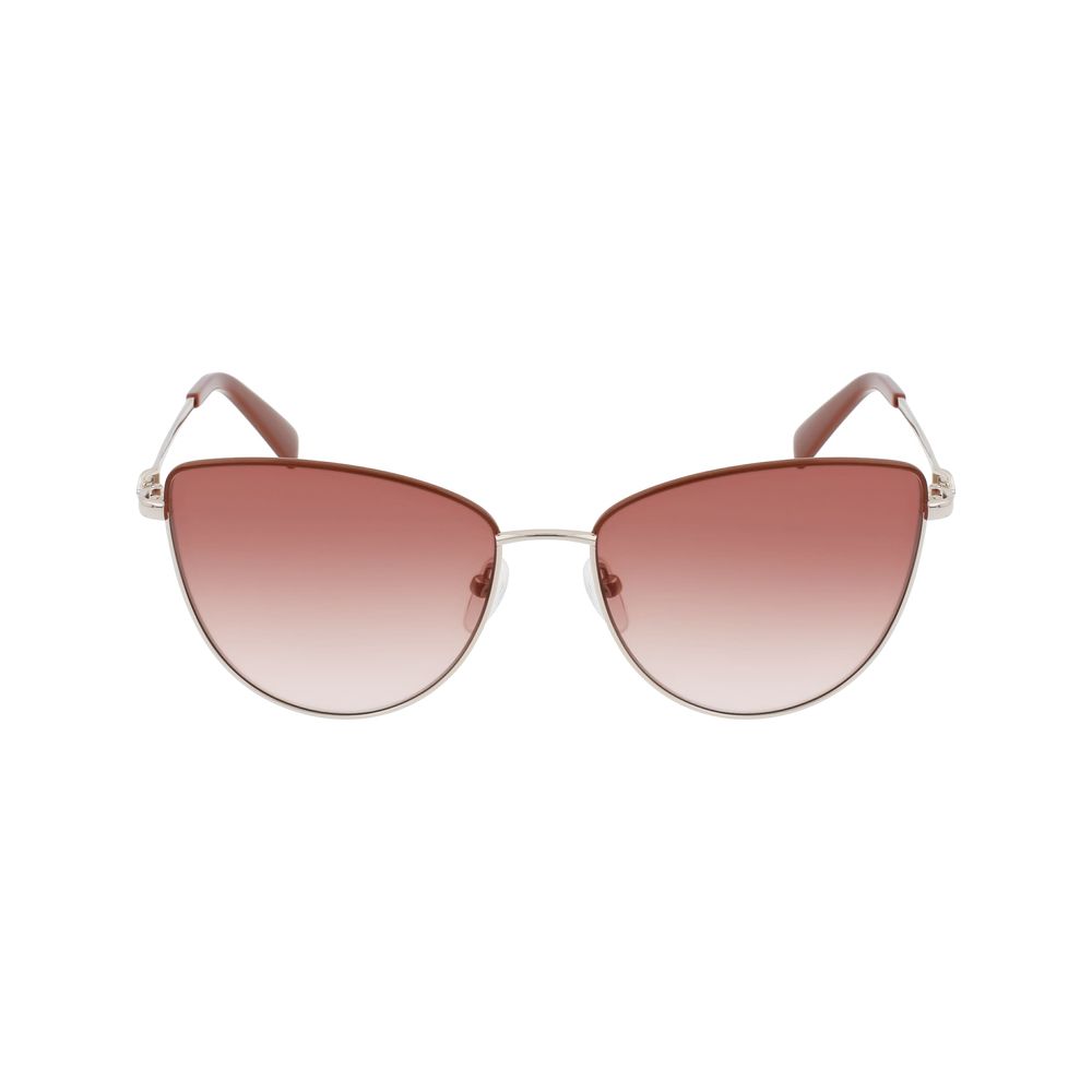 

Солнцезащитные очки из золотистого металла Longchamp