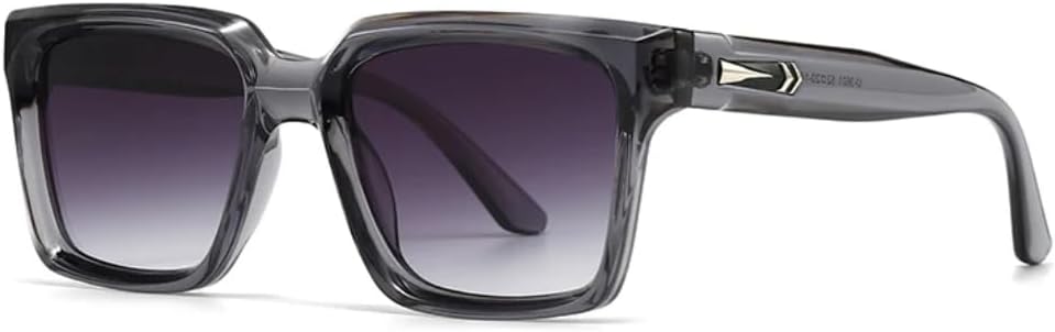 

Солнцезащитные очки с защитой UV400 | Компактная и легкая оправа, градиентный цвет | Для женщин и мужчин, для занятий спортом на открытом воздухе и вождения DSVIGF, Gray