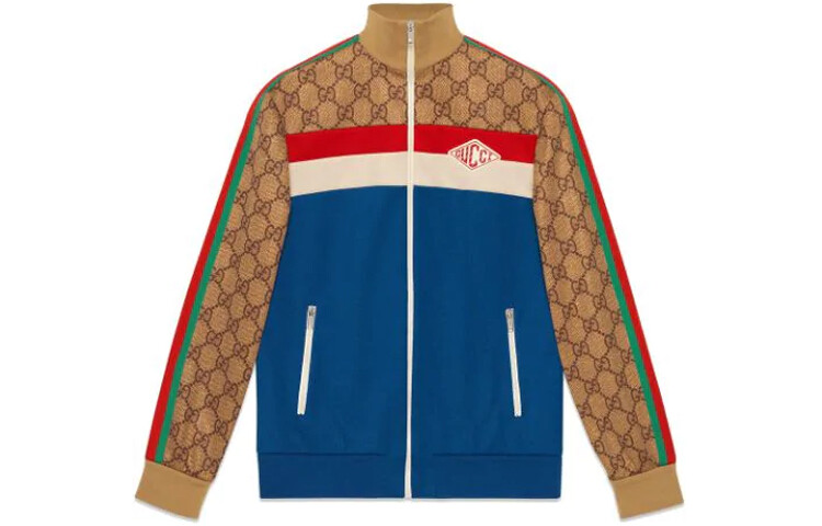 

Куртка женская Gucci Technical Jersey, бежевый / синий