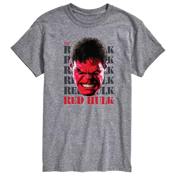 

Мужская футболка с принтом головы Red Hulk из фильма "Капитан Америка: Дивный новый мир" Marvel, серый