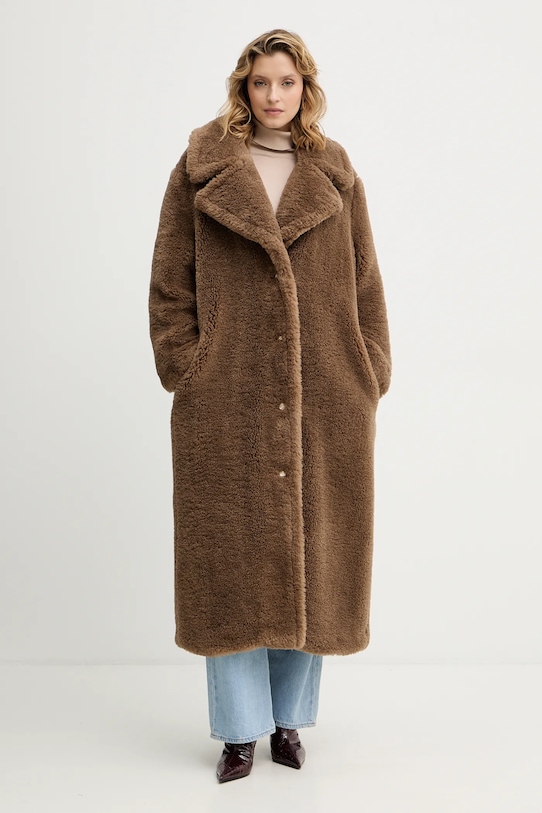 

Пальто eugenie Guess, коричневый