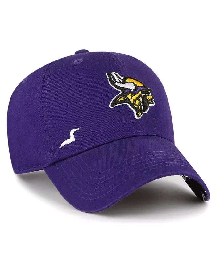 

Женская фиолетовая регулируемая шляпа Minnesota Vikings Confetti Icon Clean Up '47 Brand, фиолетовый