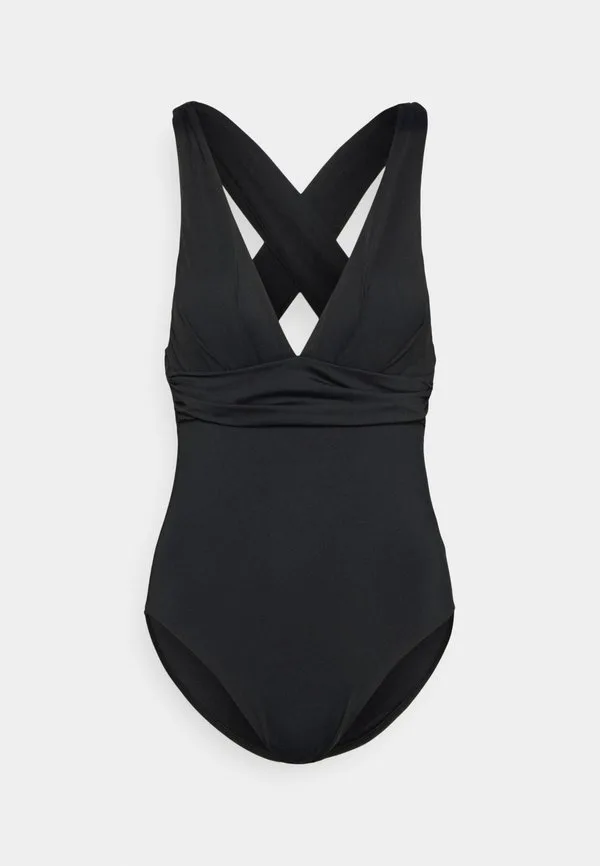 

Слитный купальник с перекрестной спинкой collective Seafolly, Black, Черный, Слитный купальник с перекрестной спинкой collective Seafolly, Black