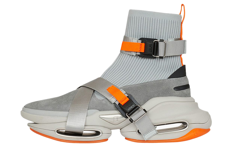 

Мужские серые кроссовки B Bold High Top Chunky BALMAIN
