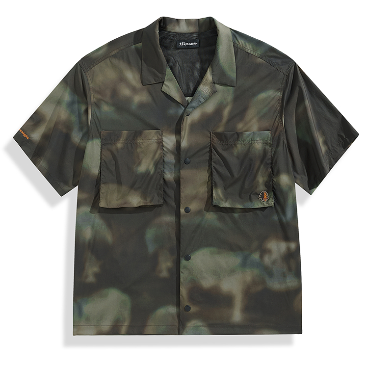 

PEACEBIRD MEN Рубашка мужская Green, Batch 1