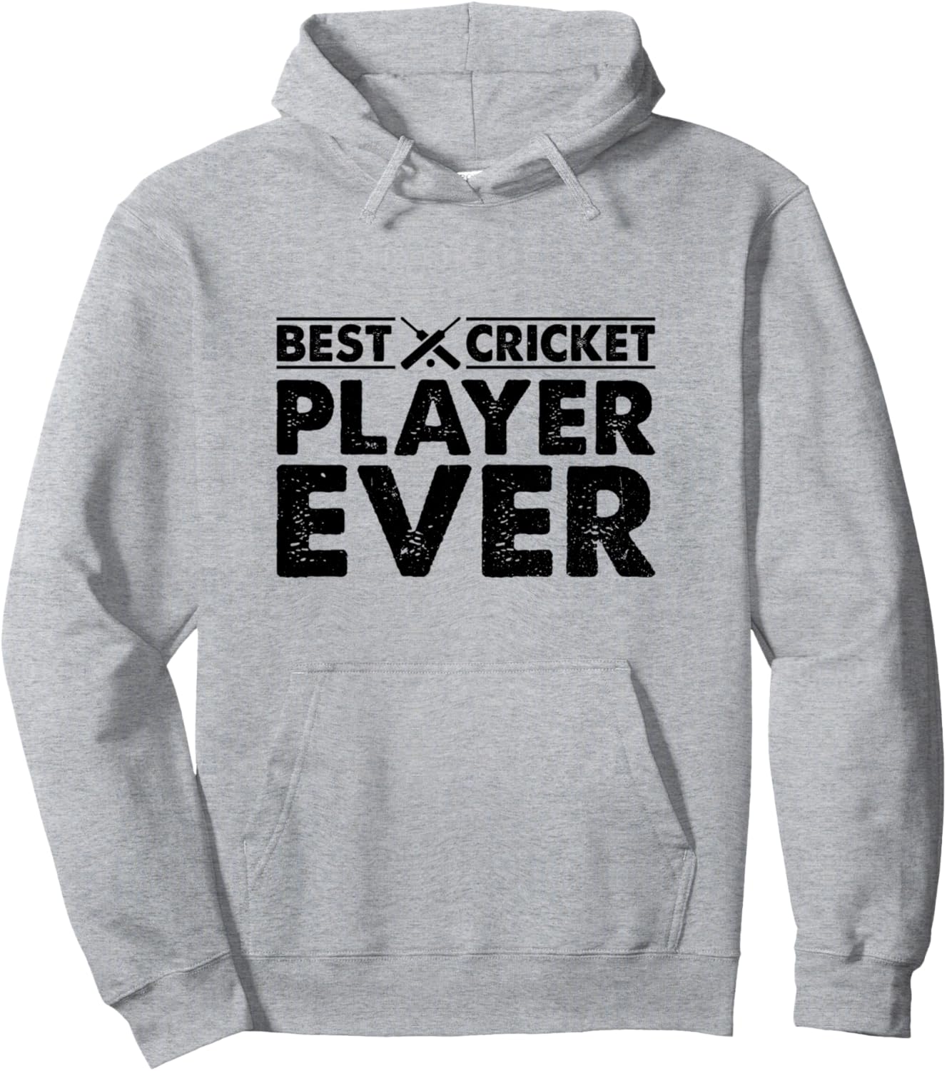 

Лучший игрок в крикет всех времен - Толстовка с изображением игрока в крикет Cricketing Cricket Player, серый